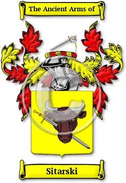 Sitarski Family Crest Download (jpg) Legacy Series - 150 DPI