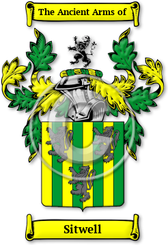 Sitwell Family Crest Download (jpg) Legacy Series - 150 DPI