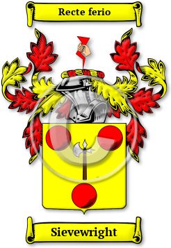 Sievewright Family Crest Download (jpg) Legacy Series - 150 DPI
