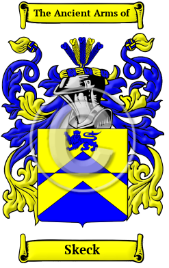 Skeck Family Crest/Coat of Arms