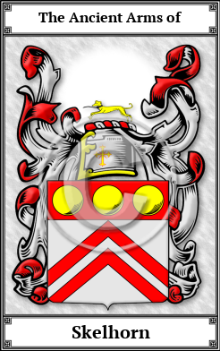Skelhorn Family Crest Download (JPG)  Book Plated - 150 DPI