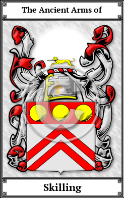 Skilling Family Crest Download (JPG) Book Plated - 300 DPI