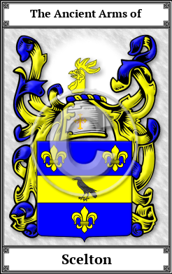 Scelton Family Crest Download (JPG)  Book Plated - 150 DPI