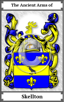 Skellton Family Crest Download (JPG)  Book Plated - 150 DPI