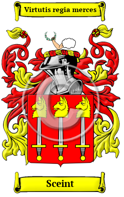 Sceint Family Crest/Coat of Arms