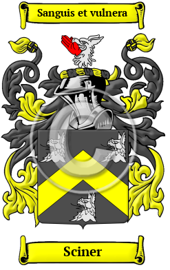 Sciner Family Crest/Coat of Arms