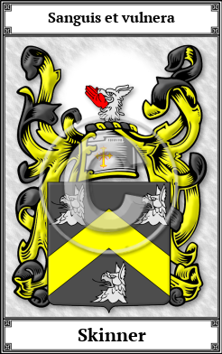 Skinner Family Crest Download (JPG)  Book Plated - 150 DPI