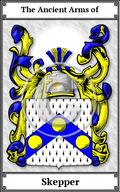 Skepper Family Crest Download (JPG)  Book Plated - 150 DPI