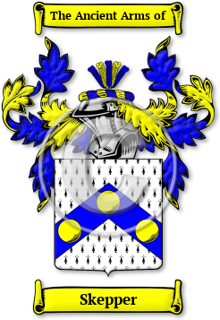 Skepper Family Crest Download (jpg) Legacy Series - 150 DPI