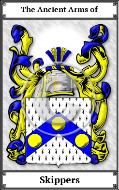 Skippers Family Crest Download (JPG)  Book Plated - 150 DPI
