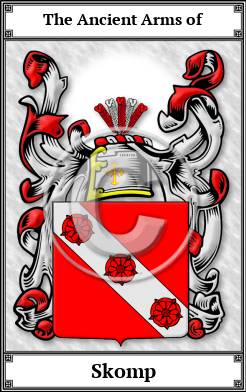 Skomp Family Crest Download (JPG) Book Plated - 600 DPI