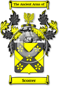 Scorrer Family Crest Download (jpg) Legacy Series - 150 DPI