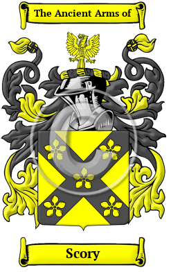 Scory Family Crest Download (jpg) Heritage Series - 150 DPI