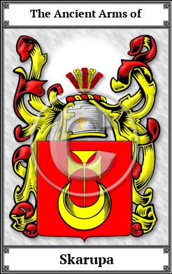 Skarupa Family Crest Download (JPG)  Book Plated - 150 DPI