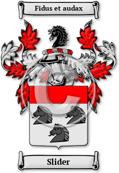 Slider Family Crest Download (JPG) Legacy Series - 600 DPI