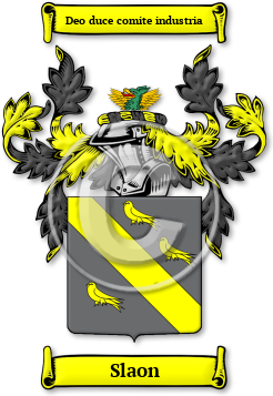 Slaon Family Crest Download (jpg) Legacy Series - 150 DPI