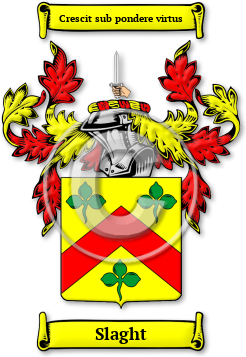 Slaght Family Crest Download (jpg) Legacy Series - 150 DPI