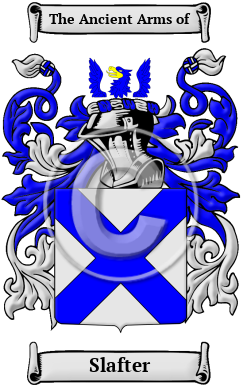 Slafter Family Crest/Coat of Arms
