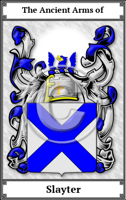Slayter Family Crest Download (JPG)  Book Plated - 150 DPI