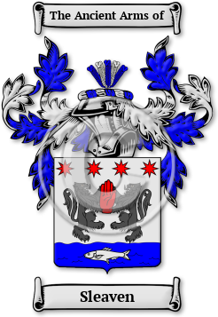 Sleaven Family Crest Download (jpg) Legacy Series - 150 DPI