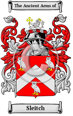 Sleitch Family Crest/Coat of Arms