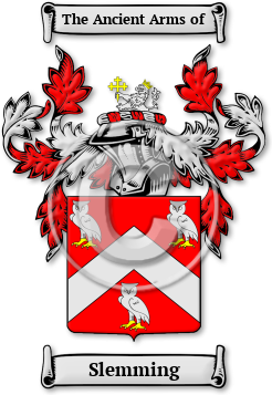 Slemming Family Crest Download (jpg) Legacy Series - 150 DPI
