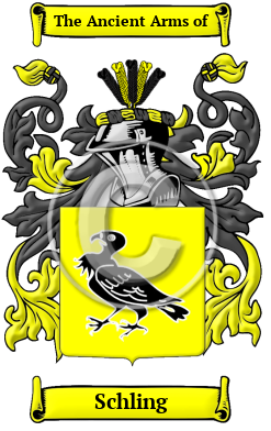 Schling Family Crest Download (JPG) Heritage Series - 300 DPI