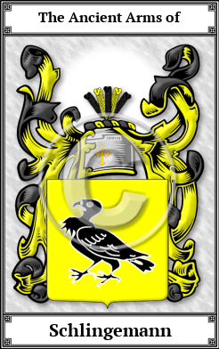 Schlingemann Family Crest Download (JPG)  Book Plated - 150 DPI