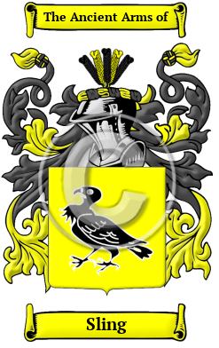 Sling Family Crest Download (JPG) Heritage Series - 600 DPI