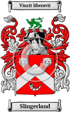 Slingerland Family Crest/Coat of Arms