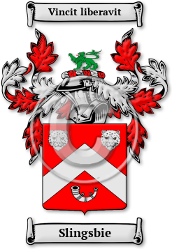 Slingsbie Family Crest Download (jpg) Legacy Series - 150 DPI