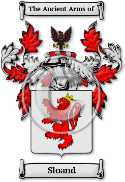 Sloand Family Crest Download (jpg) Legacy Series - 150 DPI