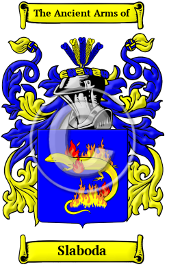 Slaboda Family Crest Download (JPG) Heritage Series - 600 DPI