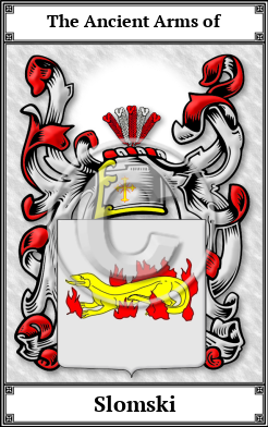 Slomski Family Crest Download (JPG) Book Plated - 600 DPI