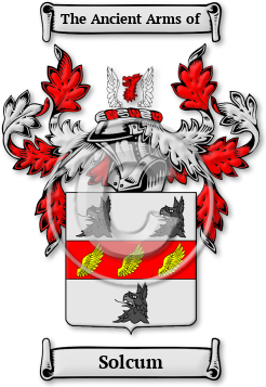 Solcum Family Crest Download (jpg) Legacy Series - 150 DPI