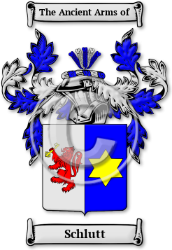 Schlutt Family Crest Download (jpg) Legacy Series - 150 DPI