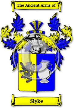 Slyke Family Crest Download (jpg) Legacy Series - 150 DPI