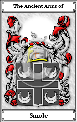 Smole Family Crest Download (JPG)  Book Plated - 150 DPI