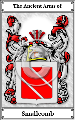 Smallcomb Family Crest Download (JPG)  Book Plated - 150 DPI