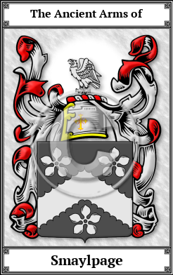 Smaylpage Family Crest Download (JPG)  Book Plated - 150 DPI