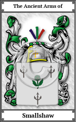 Smallshaw Family Crest Download (JPG)  Book Plated - 150 DPI