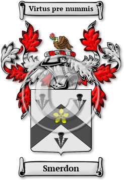 Smerdon Family Crest Download (jpg) Legacy Series - 150 DPI