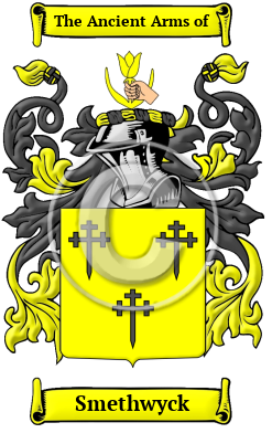 Smethwyck Family Crest Download (JPG) Heritage Series - 600 DPI