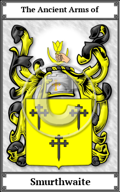 Smurthwaite Family Crest Download (JPG) Book Plated - 600 DPI