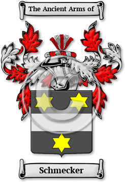 Schmecker Family Crest Download (JPG) Legacy Series - 600 DPI