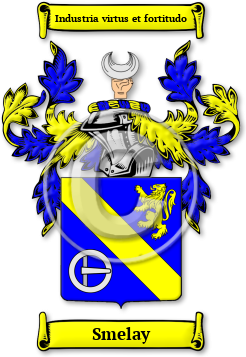 Smelay Family Crest Download (jpg) Legacy Series - 150 DPI