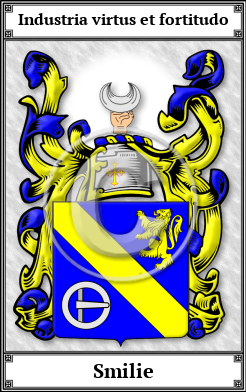Smilie Family Crest Download (JPG)  Book Plated - 150 DPI