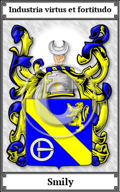 Smily Family Crest Download (JPG)  Book Plated - 150 DPI