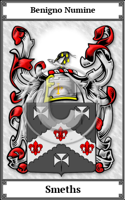 Smeths Family Crest Download (JPG)  Book Plated - 150 DPI