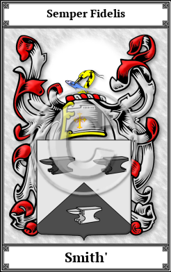 Smith' Family Crest Download (JPG)  Book Plated - 150 DPI